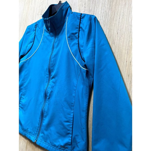 Reebok - Women's Long Sleeve Sports Jacket - Aqua Blue - Medium - Picture 14 of 16